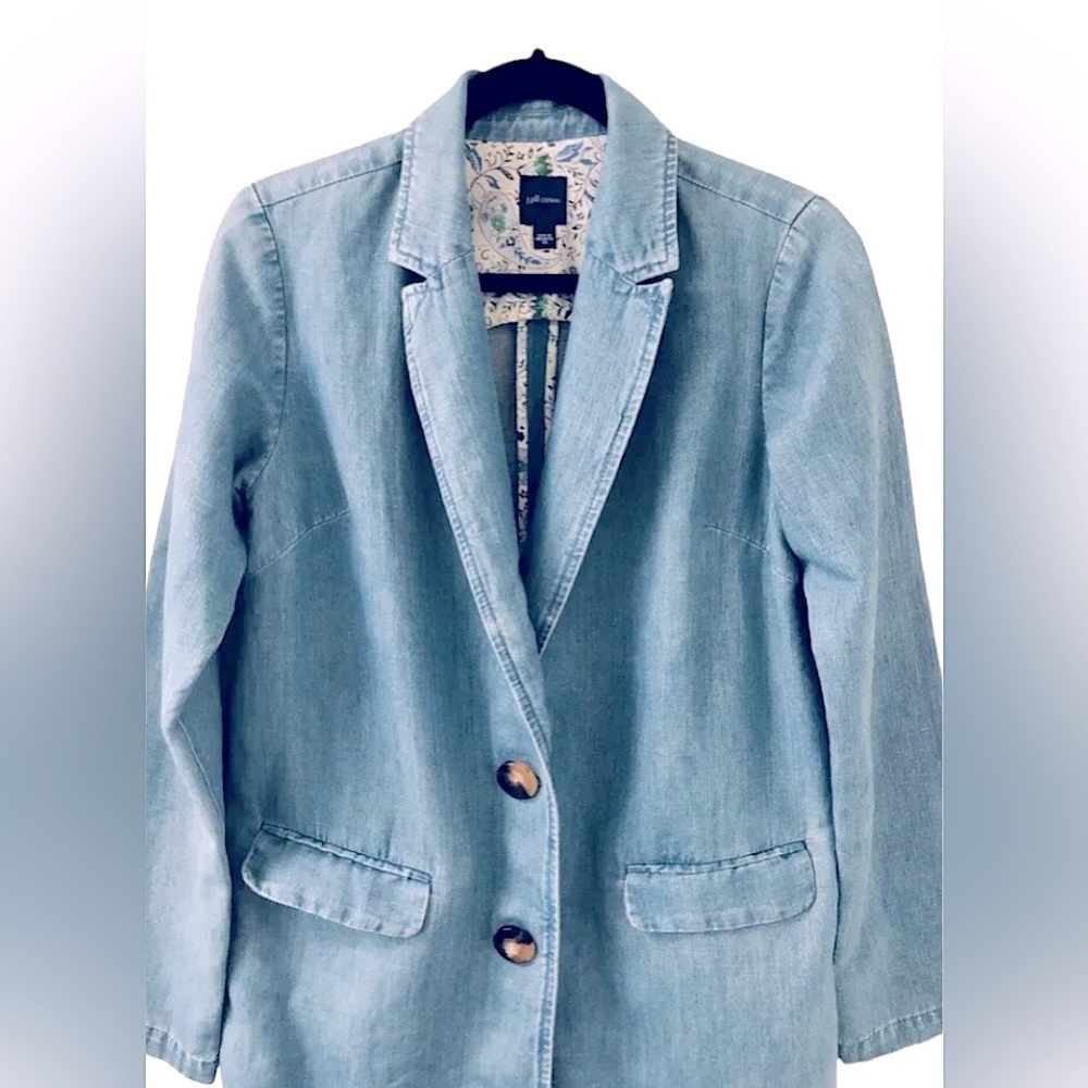 J. Jill Gallery Oversize Jacket Couture Shabby Chic Classy Style Size XS - Picture 6 of 12
